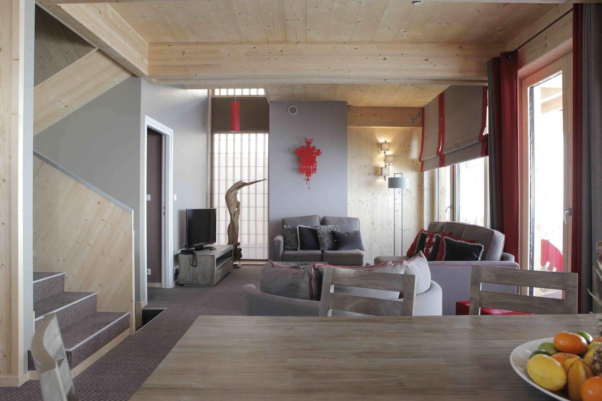 L'Aiguille Grive Chalets Hotel Les Arcs  المظهر الخارجي الصورة